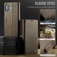 thumbnail image 2 of TOWOND iPhone 16 Case Magnetic Wallet Phone Case Protective Leather Case with Card Holder Function Shockproof Flip Case Brown, 2 of 8
