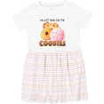 thumbnail image 3 of Inktastic I'm Just Here for the Cookies Girls Toddler Dress, 3 of 5