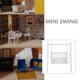 thumbnail image 3 of Muñeca swing en miniatura swing falso muñeca swing mini swing juguete muebles muebles de casa de muñecas, 3 of 4