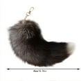 thumbnail image 3 of Keychains Keyring Pendant for Women 3D Cute Animal Tail Accessory Pompoms Hairy Tail 40cm Handbag Backpack Fashionable Novelty Key Holder, 3 of 8
