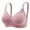 Pink, variant on Penkiiy Women Bras Woman's Printing Gathered Together Daily Bra Underwear No Rims Pink Bras