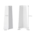thumbnail image 5 of Tnobhg 8Pcs Aluminum Outside Siding Corner Caps Rustproof Corrosion Resistant High Strength Smooth Siding Aluminum Corner Trim Corner Caps, 5 of 7