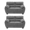thumbnail image 1 of Sala 2-2 TRINITY Monza 2 Piezas (Love Seat, Love Seat) Gris Tormenta Para Sala, 1 of 8