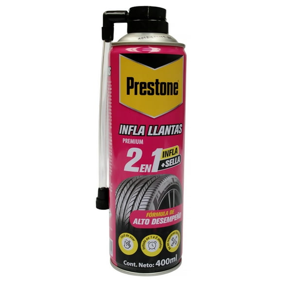 Prestone Inflador y Sellador de Llantas 400ml