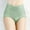 Green, variant on HUPOM Feminine Underwear For Men Panties For Women High Waist Activewear Tie Seamless Waistband Blue M