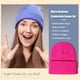 thumbnail image 2 of Minnieouse Gorros Beanie Gorros de punto Unisex Skullcap manga hilo multifuncional a prueba de viento accesorios para el cabello para deportes al aire libre Sombreros rosa fluorescente roja Minnieouse AP010147-25, 2 of 5