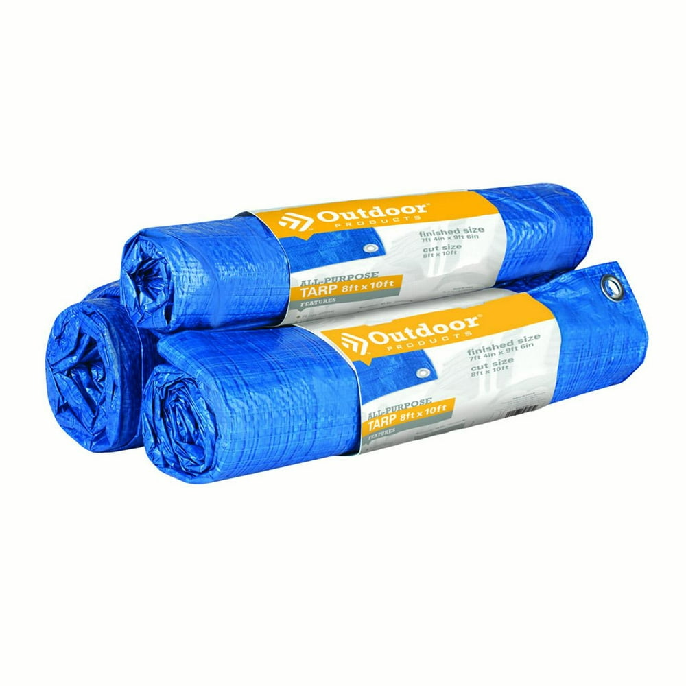 Outdoor Products Nylon Tarp W/Pouch (9.5in X 12in)