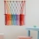 thumbnail image 3 of Tapiz de Hamaca Rellena Que Ahorra Espacio Boho Macrame Colgante de Pared Tejido A Mano Juguetes de Peluche Red para Decoración de Sala de Juegos,B, 3 of 5