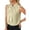 93#Beige, variant on Women's Elegant Bow Tie Mock Neck Sleeveless Blouse Office Workwear Shirt Top Sky Blue M
