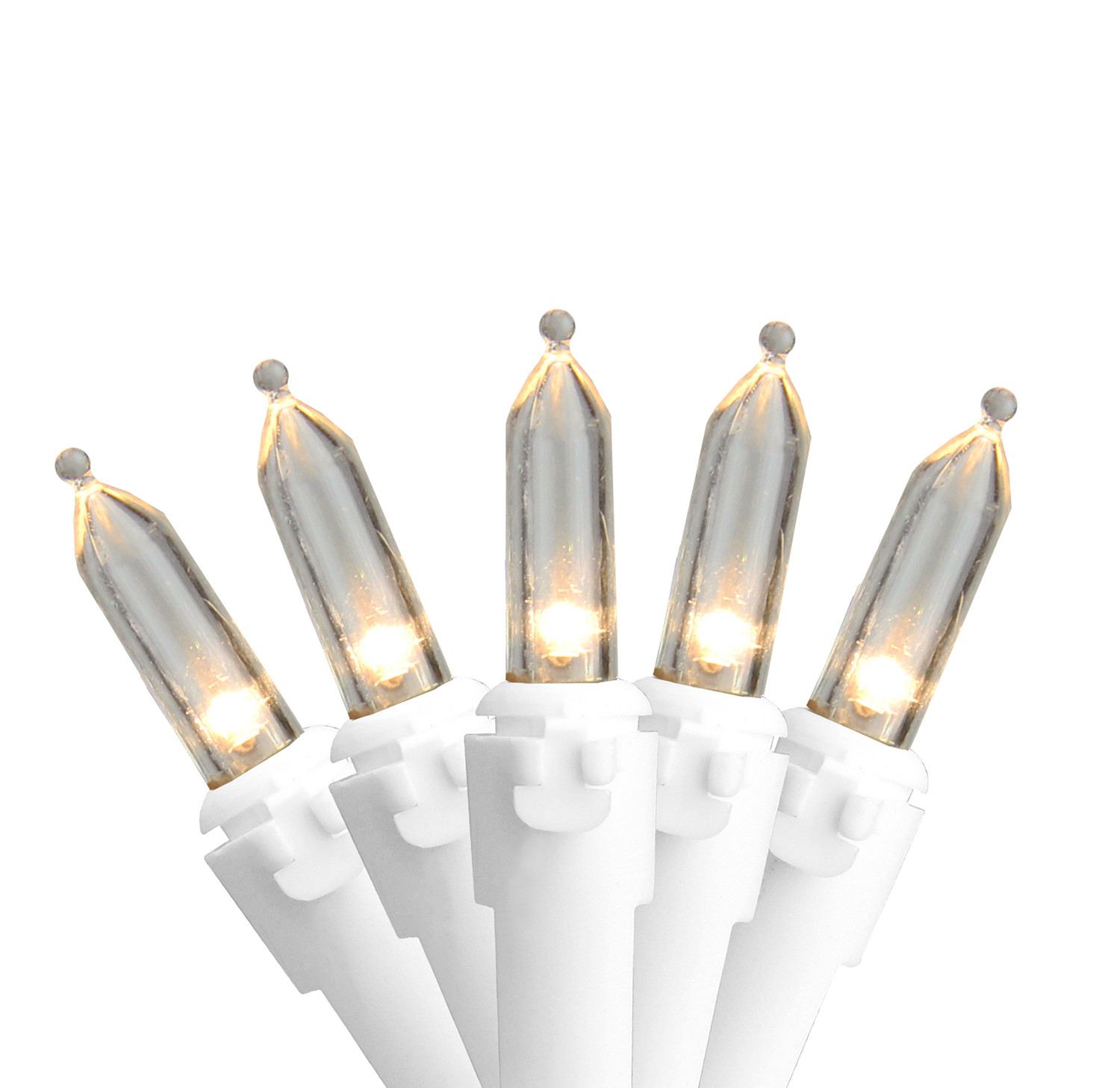 Northlight 35ct LED Mini Christmas Lights Warm White - 11.25' White Wire - Walmart.com - Walmart.com