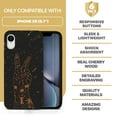 thumbnail image 7 of Wood phone case for iPhone XR compatible protective cell phone cover shockproof slim fit laser engraved Victory design Black wood case for Men & Women by CaseYard, 7 of 7