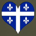 thumbnail image 3 of CafePress - Quebec Heart Dark T Shirt - Men's Classic Graphic Cotton T-Shirt, 3 of 4