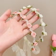 thumbnail image 4 of Stylish Plastic Headwear Bridal Party Infants Girls Hair Accessory Pearls Embellished Bowknot Charm Headwear Props, 4 of 9