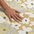 thumbnail image 3 of Addison Rugs Mayfield Premium Machine Washable Transitional Floral Gold Rectangle Rug, 3' x 5', 3 of 8