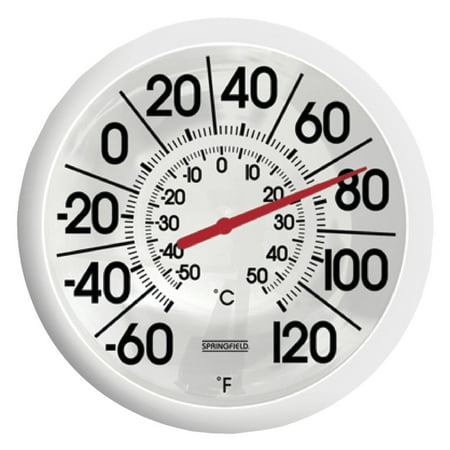 Springfield Big and Bold Thermometer (Best Analog Outdoor Thermometer)