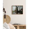 thumbnail image 3 of Drsoum Vintage Countrysid and Rivulet Wall Art Classic Retro Summer Idyll Village Landscape Rustic Wall Prints Farmhouse Kitchen Bathroom Office Decor 8x10in Natural Framed, 3 of 5