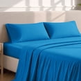 thumbnail image 3 of Bare Home Pillowcase Set - Premium 1800 Collection - Double Brushed - Ultra Soft - Standard Size, Medium Blue, 2 Count, 3 of 8