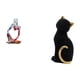 thumbnail image 5 of Figura decorativa abstracta de gato en resina, ideal para dormitorio, oficina, tienda, estantería, entrada, sala de estar, cajón o como objeto de cole, 5 of 8