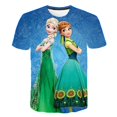 thumbnail image 1 of Nueva camiseta Anna Elsa con estampado de animales para niñas, camiseta Unisex de Elsa, ropa para niños, Top de dibujos animados para 3, 4, 5, 6, 7, 8 años, ropa de cumpleaños para niños 12T Gao Jinjia LED, 1 of 2