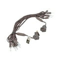 thumbnail image 2 of Novelty Lights 10 Light T5 LED Christmas Mini Light Set, Warm White, White Wire, 11' Long Brown, 2 of 2