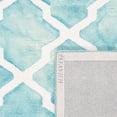 thumbnail image 4 of Safavieh Dip Dyed Turquoise Contemporary Rug - Runner 2'3" x 6', 4 of 5