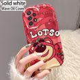 thumbnail image 1 of Samsung Galaxy A55 A54 A53 Phone Case with Strawberry Bear Design Soft Wave Pattern, 1 of 9
