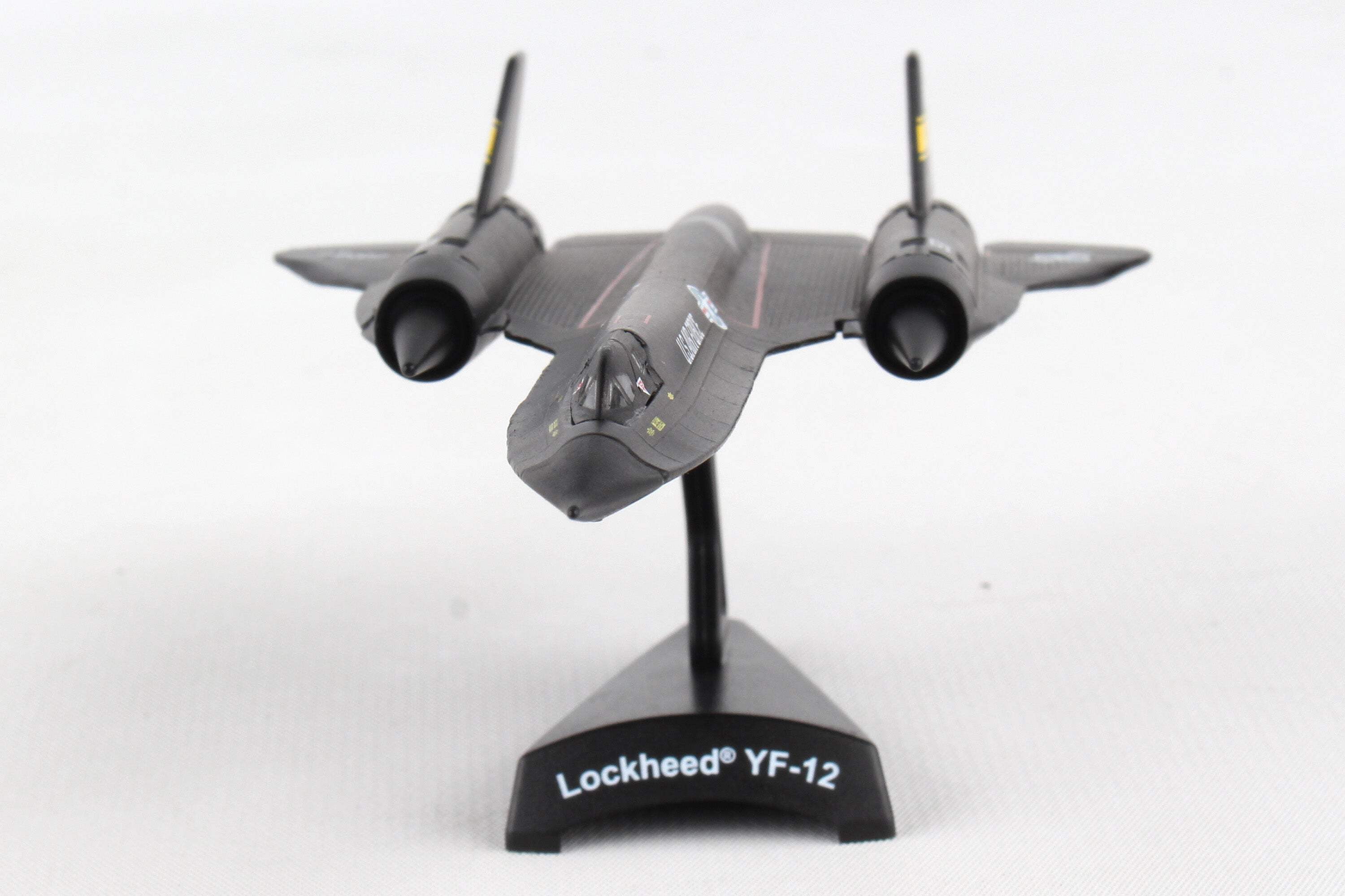 Lockheed YF-12 SR-71 Blackbird Aircraft "NASA" United States Air Force 1/200 Diecast Model Airplane by Postage Stamp