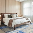 thumbnail image 4 of Wondo 5x8 Modern Abstract Area Rugs - Blue Low Pile Washable Carpet for Living Room, Bedroom, Nursery, Office, Kitchen - Non-Slip Stain Resistant Soft Rug for Indoor Use, 4 of 8