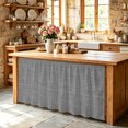 thumbnail image 6 of Dark Gray Solid Cabinet Curtains for Kitchen 28"Wx51"L, Cloth Cool Gray Linen Texture Industrial Under Sink Skirt Magic Tape Short Curtain Decorative Privacy Panel for Pantry Cabinet Opening, 6 of 9