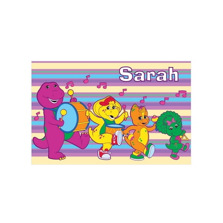 - Personalized Barney & Friends Band Placemat
