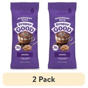 (2 pack) Proper Good Mocha Overnight Oats with 15g Protein, Shelf-Stable, 2.24 oz Packet