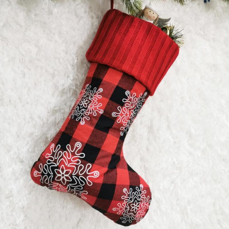 Christmas Stockings Snowman Reindeerplush For Xmas Home Decor Stuffed Christmas Tree Hanging Toys Candy Gift Bag Christmas Decorations And Party Accessory 18 Inch Walmart Com Walmart Com
