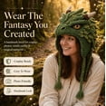 thumbnail image 5 of 2026 Red Fox Hood Hat DIY Crochet Kit Series,Animal Crochet Kit for Beginners with Step-by-Step Instructions,All-in-One Complete Set for Dragon Fox Wolf Frog Rainbow Hoods,Craft Gift, 5 of 6