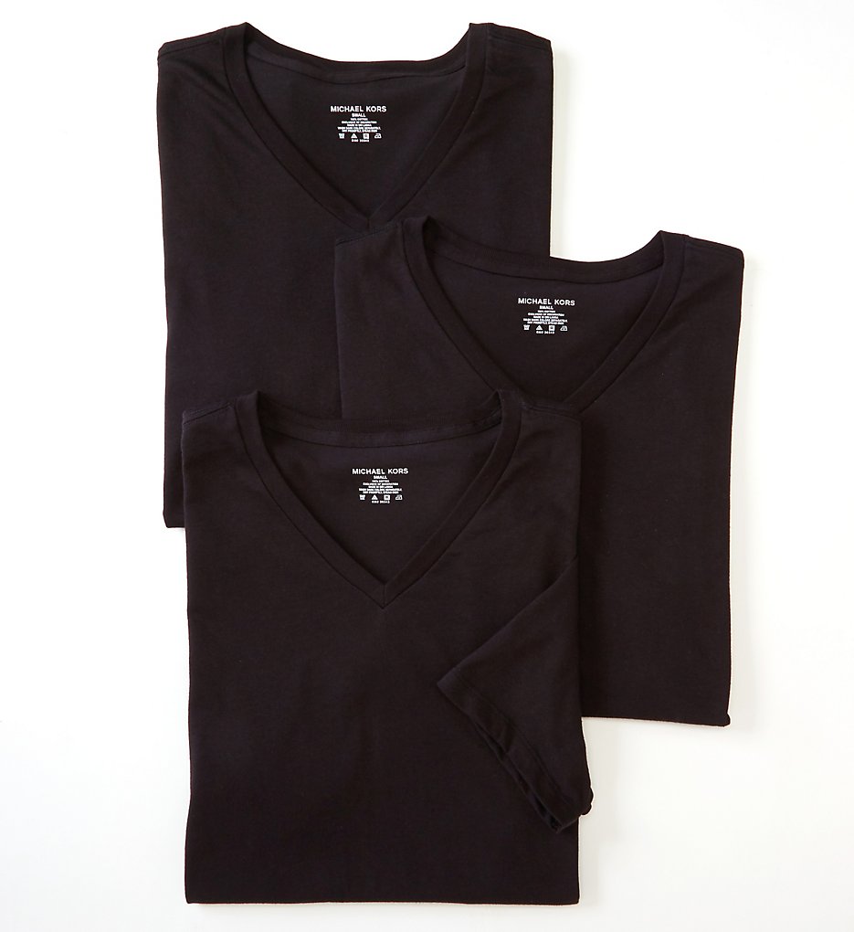 Michael kors v neck t shirt 3 pack Clearance