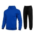 thumbnail image 2 of Aofany Men's Jogger Sets Hooded Sweatshirts+Pant Outfits Two Pieces Hoodies Sweatsuit Running Casual Tracksuit Set, 2 of 5