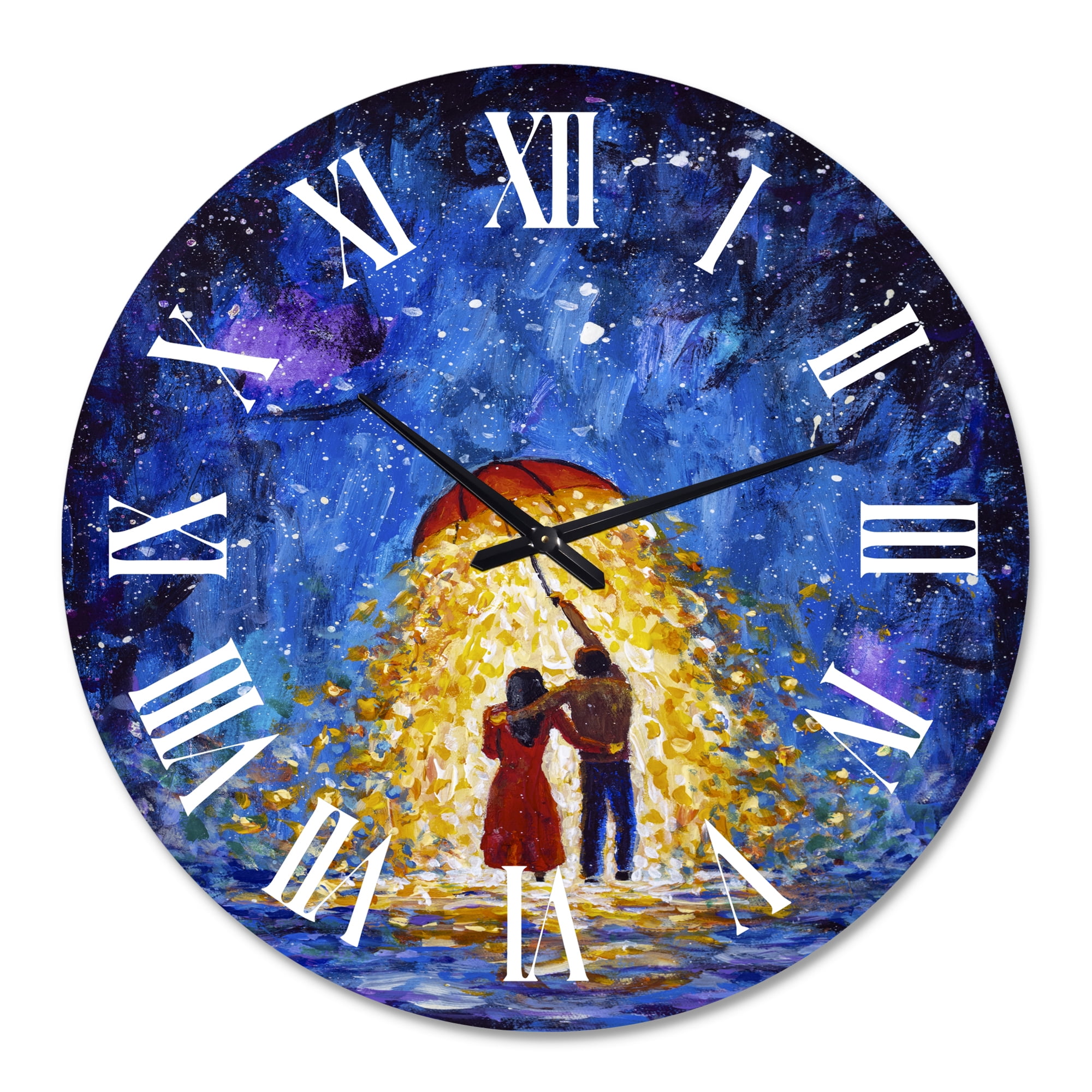 Designart 1 in Quartz French/Country Wall Clock