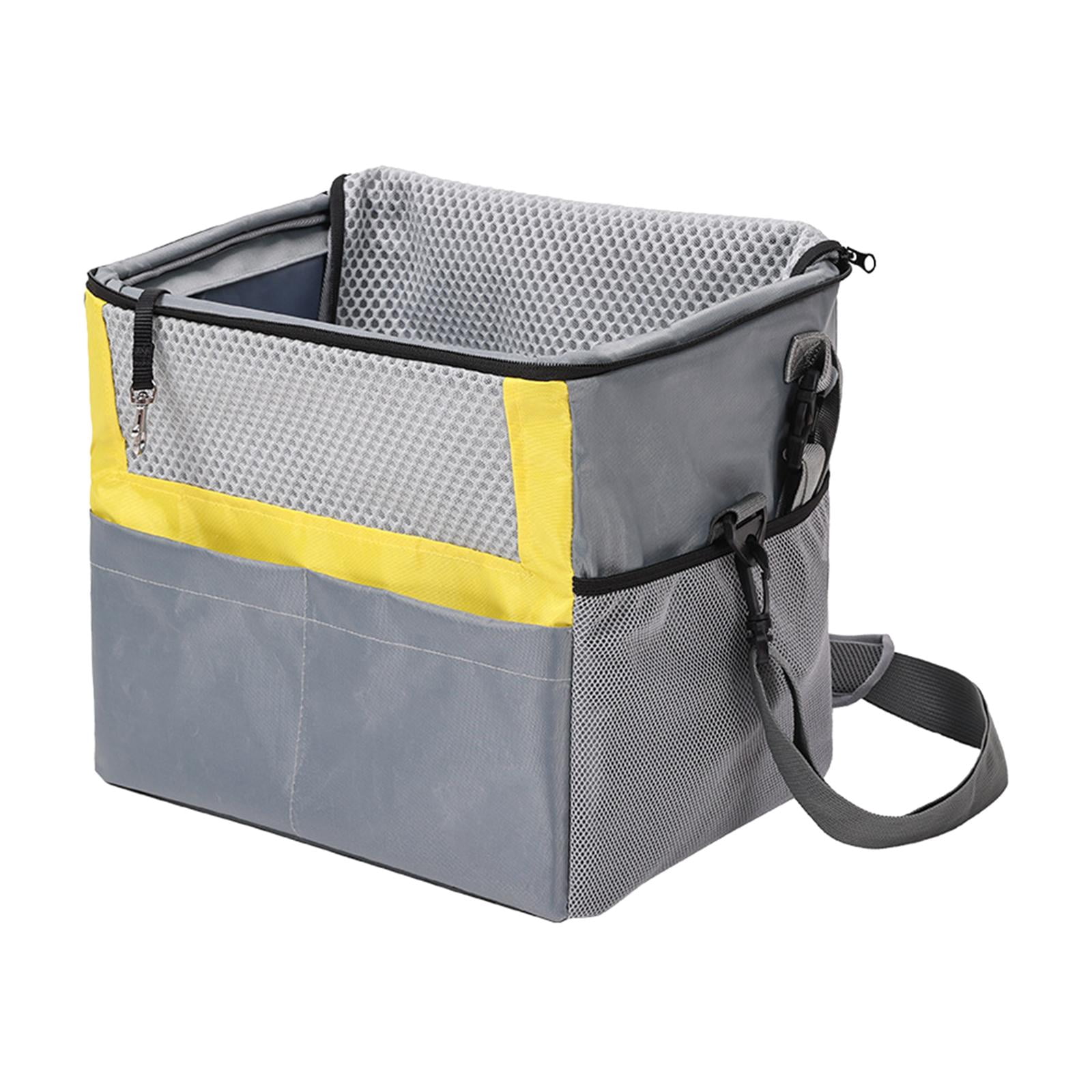 Fzaqwen Pet Carrier Backpack Dog Bike Basket Breathable Bicycle Basket Front Carry Kitty