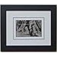 thumbnail image 2 of Post Card Frame for 3.5" X 5.5" Post Card Black Frame with White (Black Trim) Matting, 2 of 4