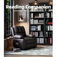 thumbnail image 6 of 22” Extra-Large Recliner Chair with Heat and Massage, 360° Manual Swivel Lazy Recliner for Adults, 6 of 9