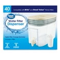 Great Value 40 Cup Water Filter Pitcher Large Capacity Great Tasting