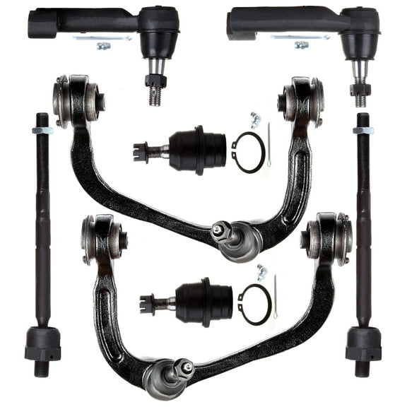 ECCPP 8PCS Front Suspension Kit for 2009-2014 for Ford F-150 2007-2017 for Ford Expedition Upper Control Arm and Ball Joint Outer Tie Rod End