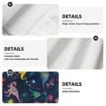 thumbnail image 7 of Sikiie Dinosaur Flowers Hand Towel with Loop Hanging Towel Absorbent Tie Towels for Kitchen Tea Bar Bathroom Decor, 7 of 7