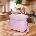 thumbnail image 5 of REGALWOVEN Reusable Lunch Bag for Men, Leakproof Lunch Box for Work and Picnic Pink 9.4*5.5*9.1in, 5 of 6