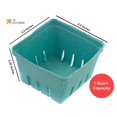 thumbnail image 3 of JA Kitchens QUART Green Molded Pulp Fiber Berry/Produce Vented Basket (20 Pieces), 3 of 4