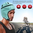 thumbnail image 4 of Cascos de fútbol, Casco Acolchado Suave para Bandera de Rugby, fútbol, portero de fútbol Ajustable, Protector para la Cabeza, protección para la Cabeza de Portero Deportivo, niños, jóvenes y Adultos, 4 of 8