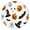 Happy Halloween (48), variant on Happy Halloween Round Tablecloth with Elastic Edge Wrinkle Resistant Washable Evil Pumpkin Ghost Tablecolths Table Cover for Halloween Party Decoration (44in)