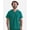 Clean Green, variant on Onna NN200 Limitless V-Neck Stretch Scrub Top-Black-M