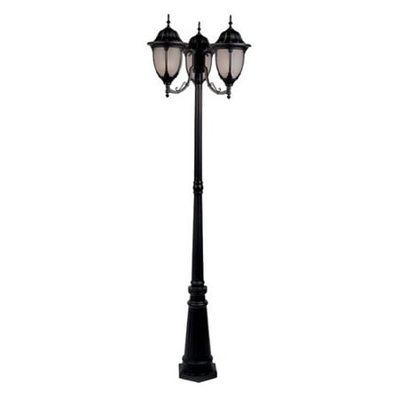 Acclaim Lighting Suffolk Outdoor Surface Mount 3 Light Post Fixture