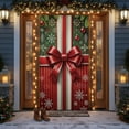 thumbnail image 6 of Christmas Door Cover 72x35 Inch Christmas Gnome Hanging Banner Backdrop Photography Background Decoration Gnome Door Banner Winter Xmas New Year Holiday Party Q, 6 of 8