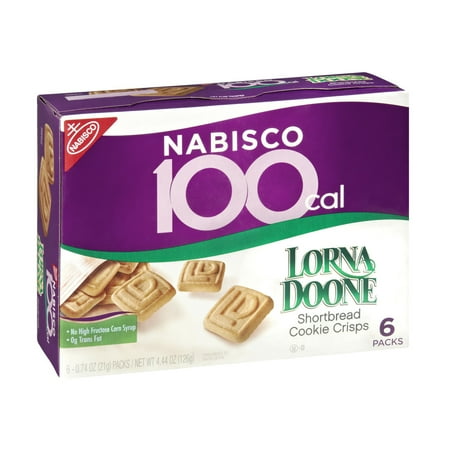 Nabisco Lorna Doone 100 Cal Shortbread Cookie Crisps Packs - 6 CT